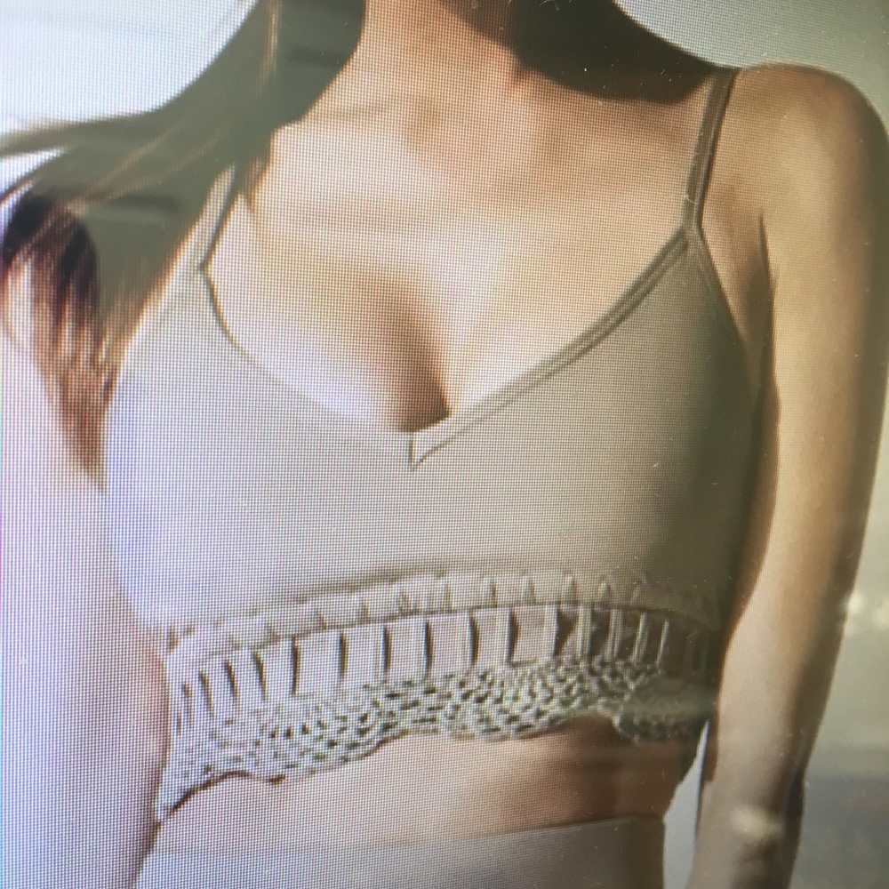 Carbon38 Crochet Band bralette size S